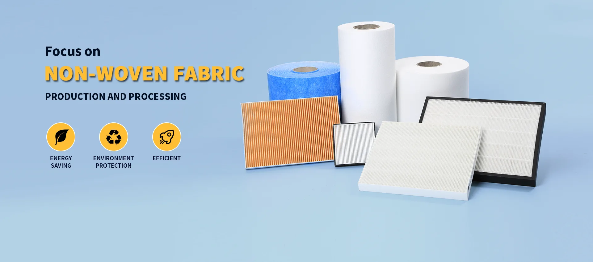 Kina Non-woven Filter Material Supplier